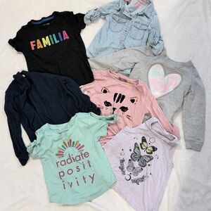 Girls Clothing Bundle – Size 4 (6 Pieces) – Tops